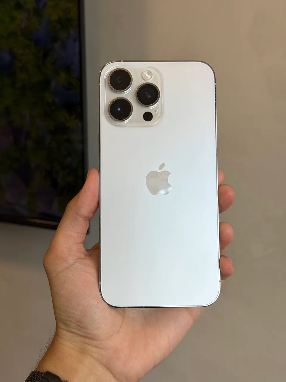 iPhone 14 Pro Max 128gb Branco Chip físico  - Foto 2