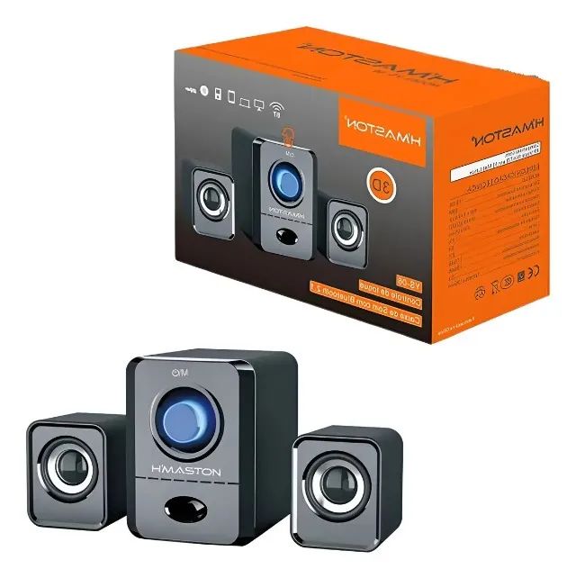 Caixa De Som 2.1 Bluetooth Ys-06 Com Subwoofer Novo Speaker PC Computador Notebook Loja - Foto 2