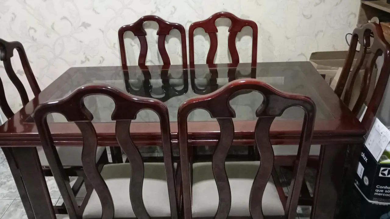 MESA DE JANTAR, CENTRO DE VIDRO  - Foto 2