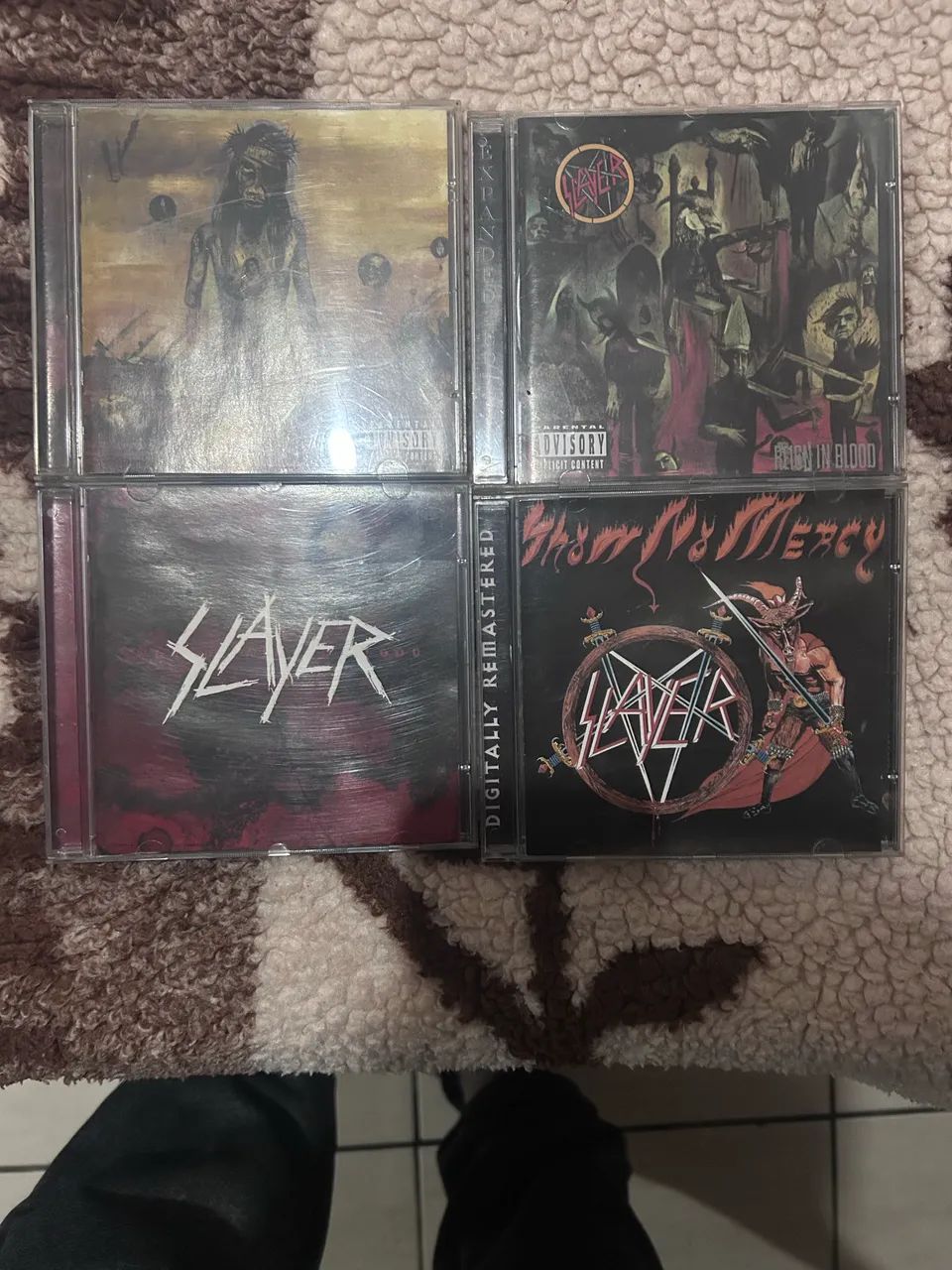 4 cds do SLAYER