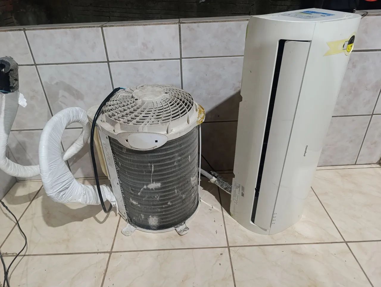 Ar condicionado + transformador 