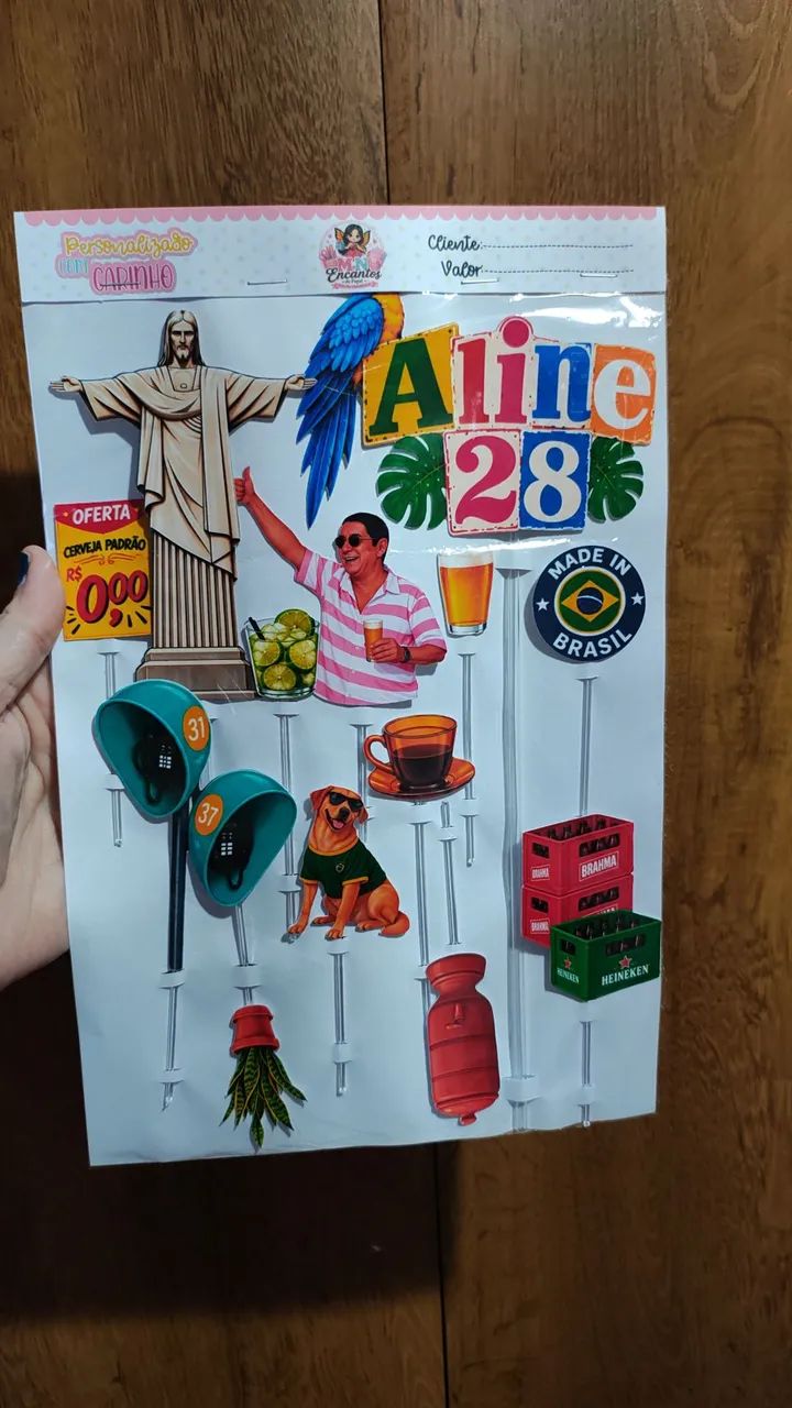 Topo de bolo simples - Foto 2