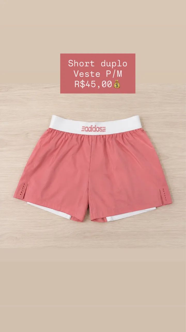 Short duplo Adidas