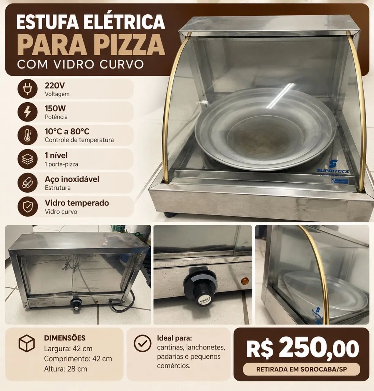 Estufa para pizza