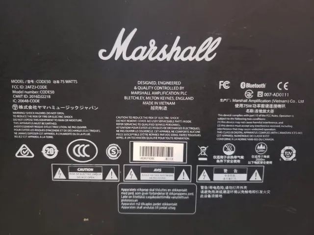 Amplificador Guitarra Marshall Code 50 - 220v - Foto 5