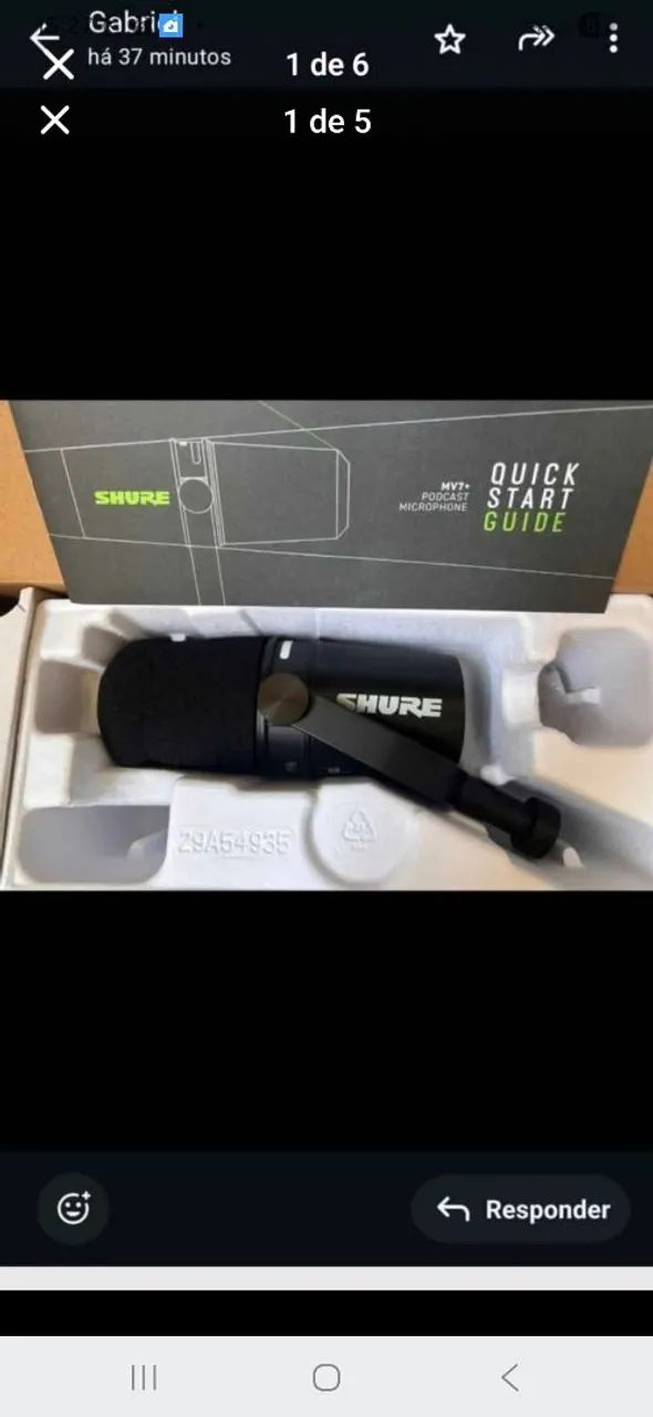 Microfone digital MV7+