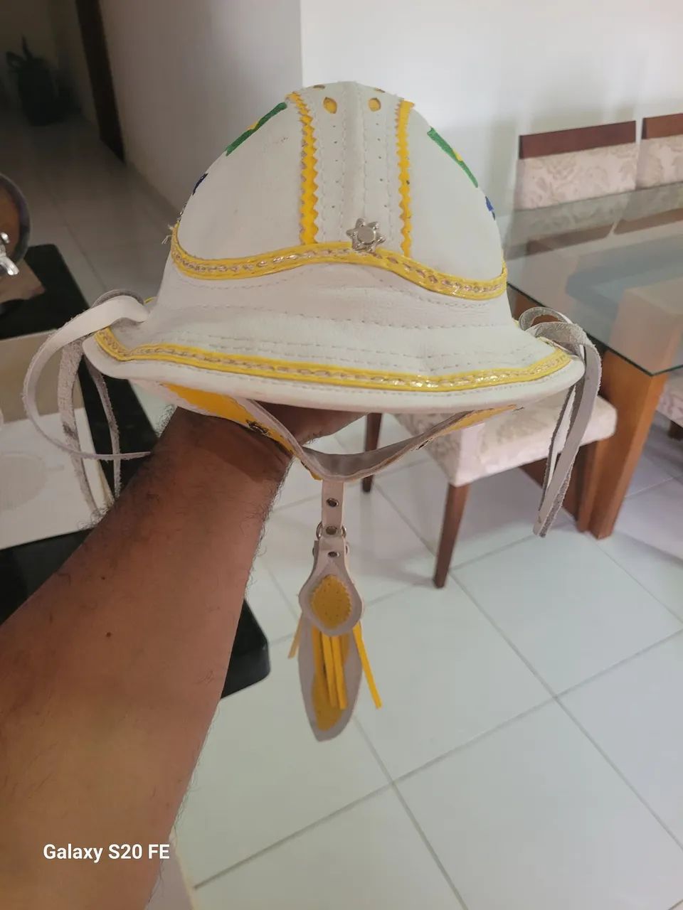 Chapeu de couro artesanal  - Foto 2