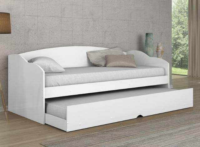 Sofá Cama Mary com auxiliar -Novo e com Garantia * Entrega Rápida