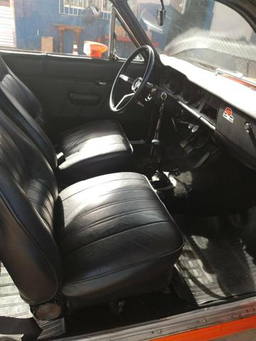 Opala ss de plaqueta original laranja boreal placa preta - Foto 12