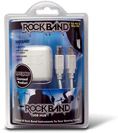 Rock Band Universal 4 Port Usb Hub Xbox 360 Ps2 Ps3