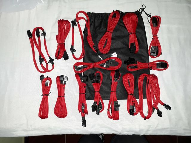 Kit cabos sleeved corsair original CP-8920049