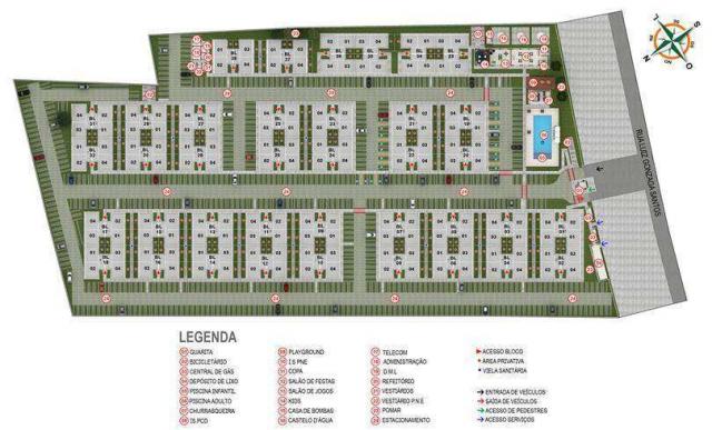 Forte Versalhes- Apartamento 2 quartos em Maracanaú, CE - 40m²- ID3835 - Foto 7