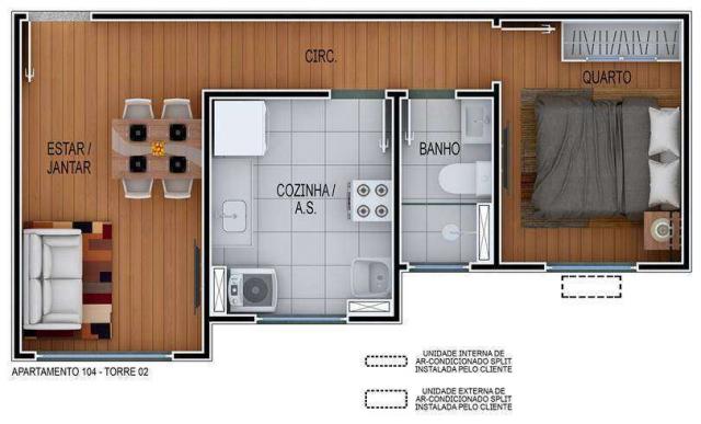 Residencial Cerejeiras - Apartamento 2 quartos em São Paulo, SP - 43m² - ID3998 - Foto 9