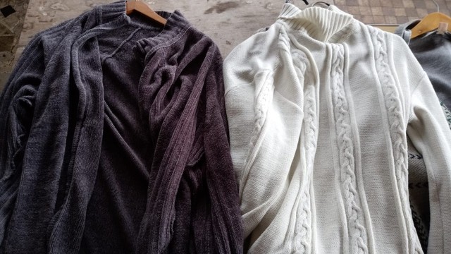 blusas de inverno, usadas, tamanhos M, G e GG, 15 cada - Foto 2