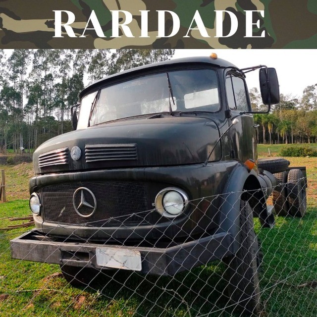 MERCEDES BENZ 1113 LA, ANO 1971, 4X4, 30.000 KM ORIGIN@IS.