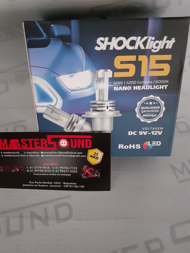 Ultra Led.S15. H-3. Schocklight. Garantia. Nova. Instalada.  - Foto 2