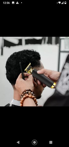 Máquina de cortar cabelo t9 vintage,aparador elétrico cabelo,barba facial,barbearia - Foto 2
