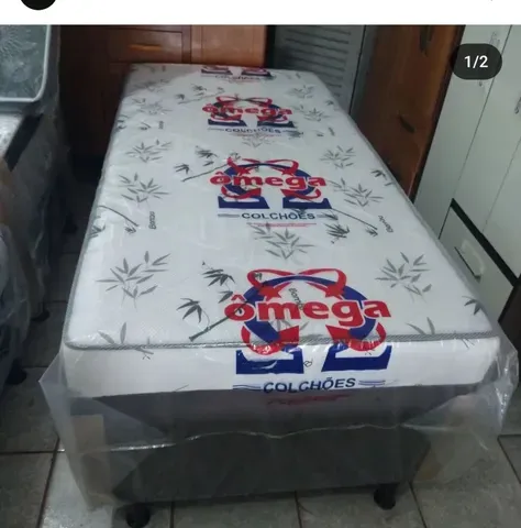 CAMA BOX SOLTEIRO ESPUMA SELADA NOVA ALTO PADRÃO 