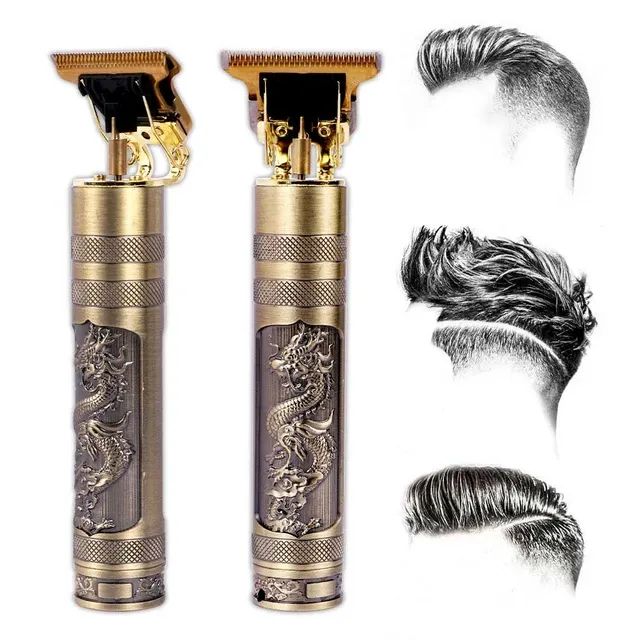 Cortador e aparador de cabelo e barba, profissional, dragão e fênix