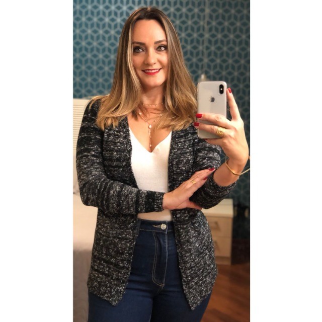 maxi cardigan tricot novo - Foto 5