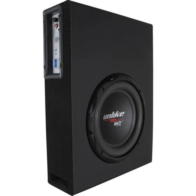 Caixa amplifica slim 8 polegadas 200w unlike