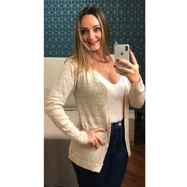 maxi cardigan tricot novo - Foto 2