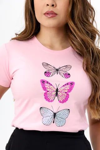 T-shirt feminina algodão  - Foto 3