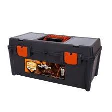  Caixa Plástica para Ferramenta com bandeja estojo Removível 24pol