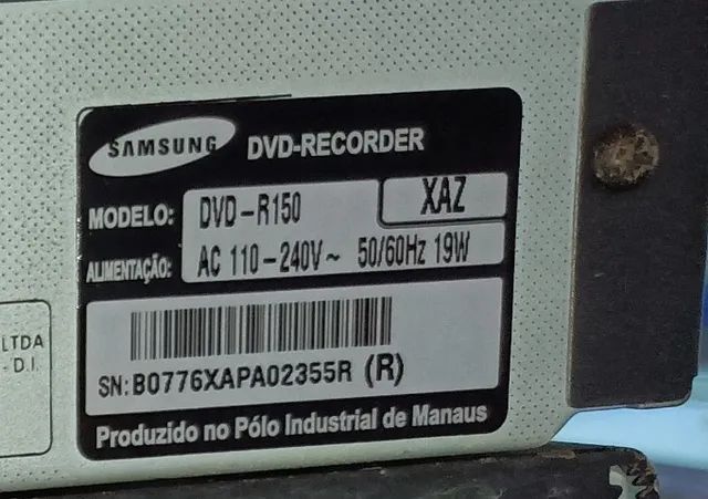 Gravador de DVD Samsung DVD R-150