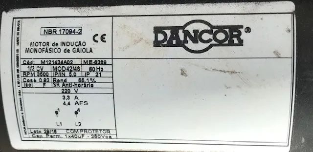 Bomba dagua monofásica 220V Marca Dancor - Foto 4