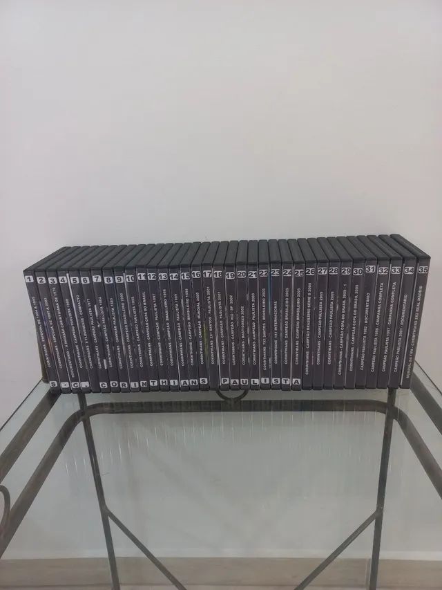 COLEÇÃO 35 DVD'S CORINTHIANS JOGOS HISTÓRICOS  - Foto 3