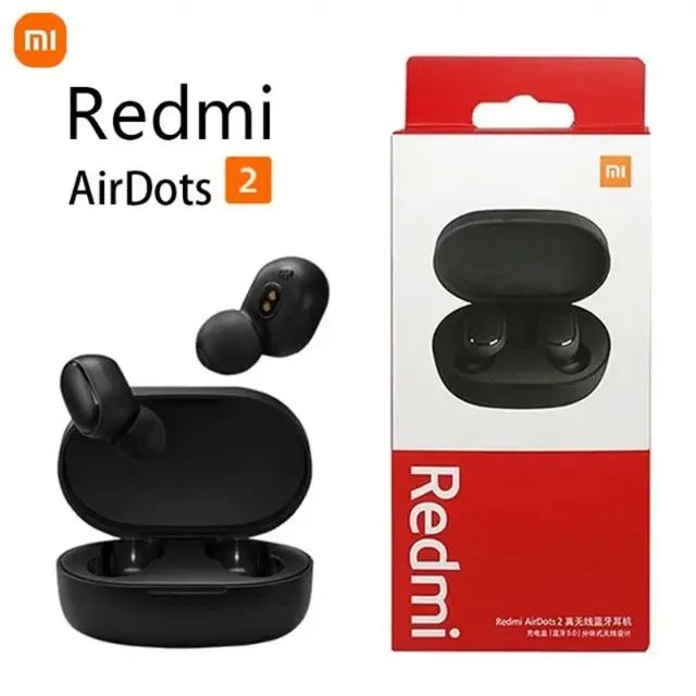 Fone de ouvido Xiaomi Redmi Airdots 2 Bluetooth 5.0 Gamer sem fio