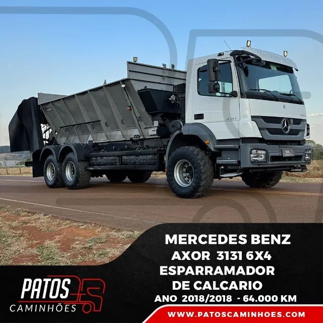 Mercedes Benz Axor 3131 6x4 Esparramador de Calcario 2018/2018 - Foto 2