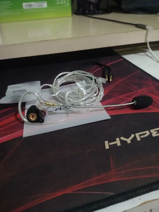 Fone kinera sky wing headset microfone super cardióide