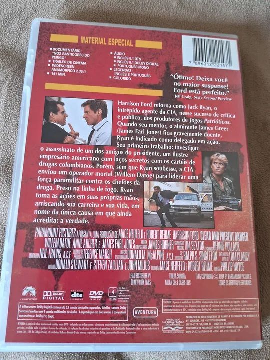 DVD Perigo real e imediato - Foto 2