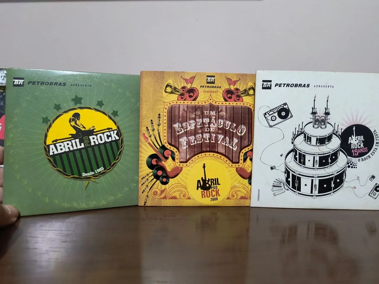 3 CDs Abril Pro Rock - raridade