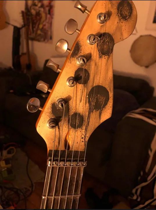 Braço Stratocaster Jescar inox  - Foto 2