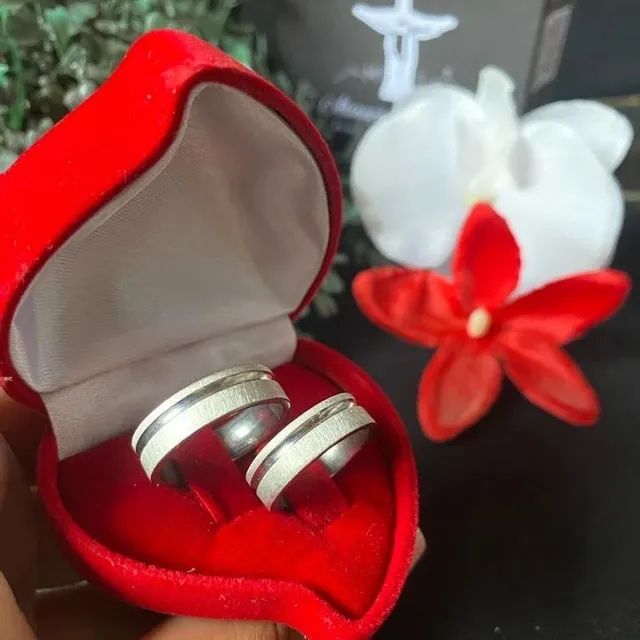 PAR DE ALIANÇAS COMPROMISSO  - Foto 4