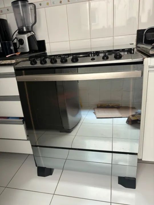 Fogão de espelhado 5 bocas 