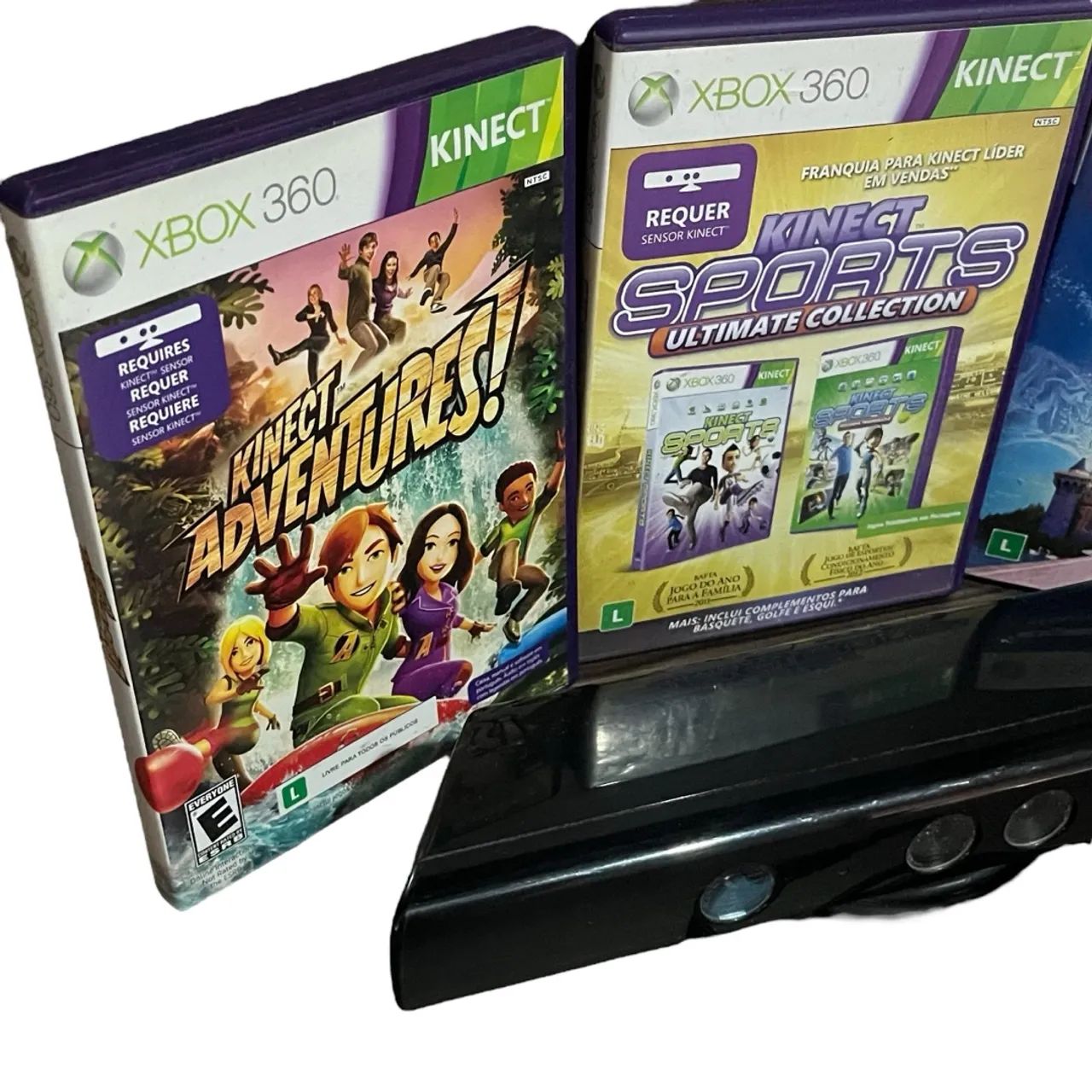 ORIGINAL Xbox 360 Kinect Adventures e Kinect Sports Ultimate Collection - Foto 3