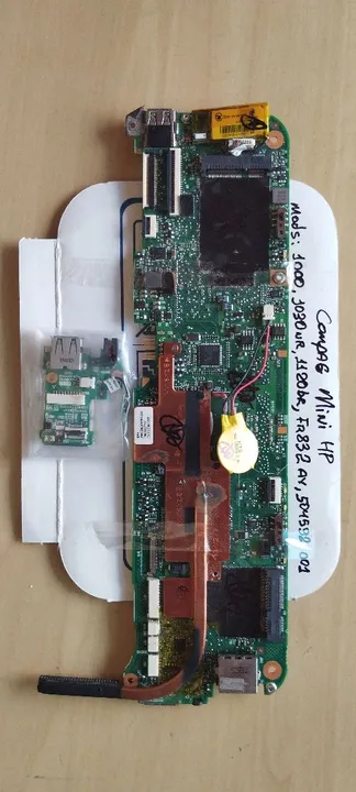 Placa Mãe CompAG MINI HP Mods: 1000, 1030WR, 1120bR, FR832 AY, 504598 001