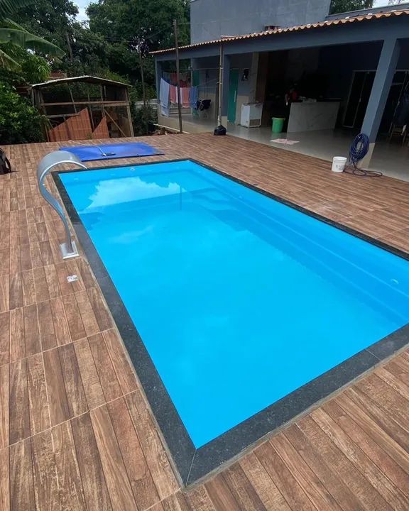 Piscina para área externa 6 metros com prainha - Foto 2