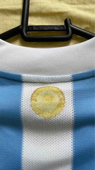 Camisa Argentina Copa 2010 - tam G - Foto 4