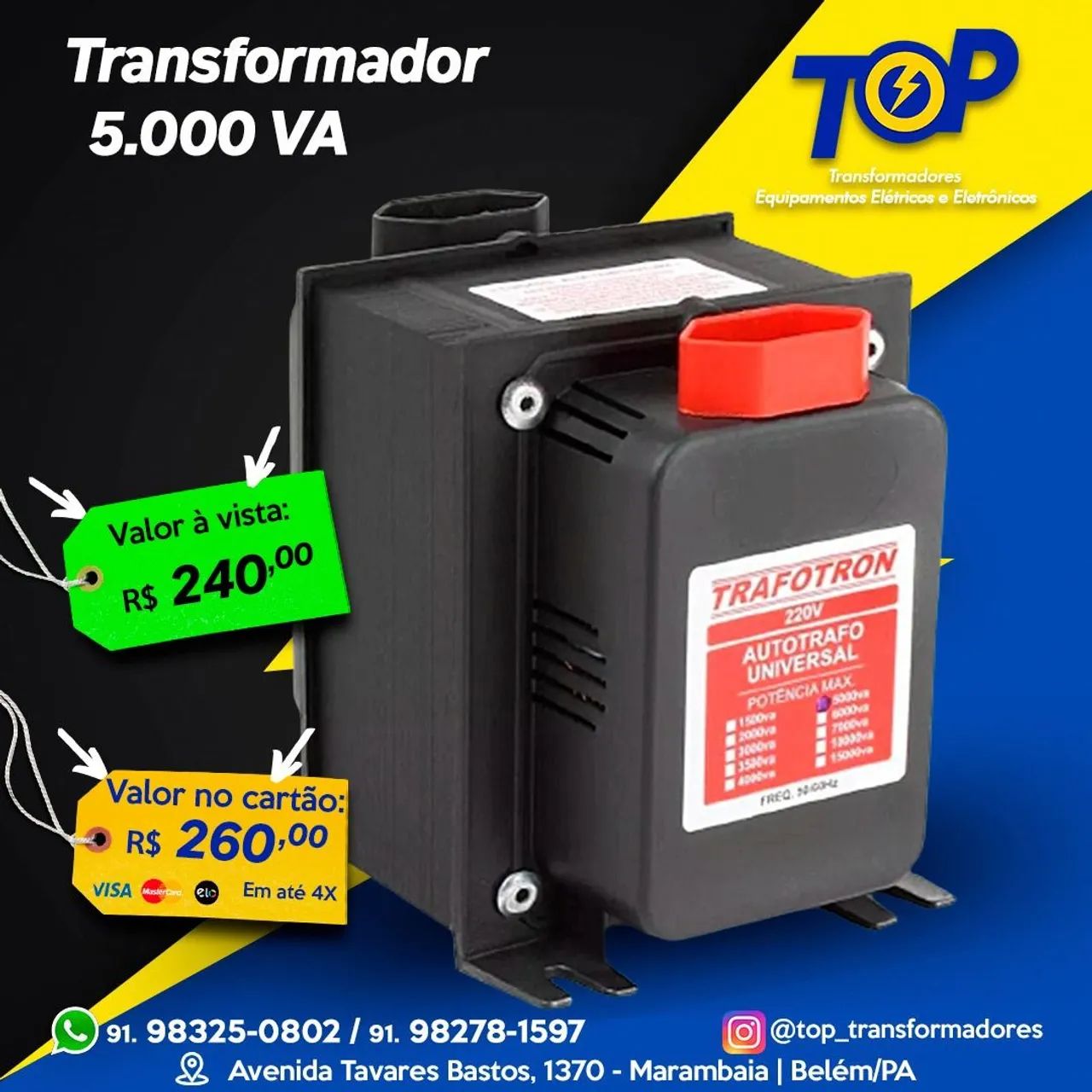 transformador 5000 va