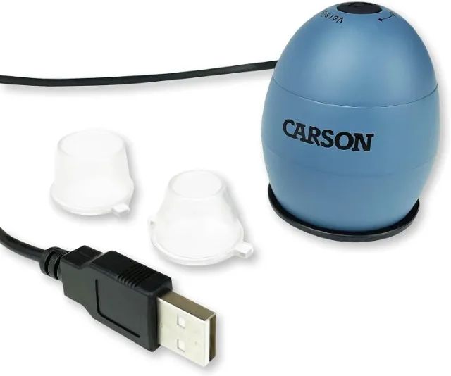 Microscópio Carson de Computador com Zoom 81X e iluminação por LED - Foto 4