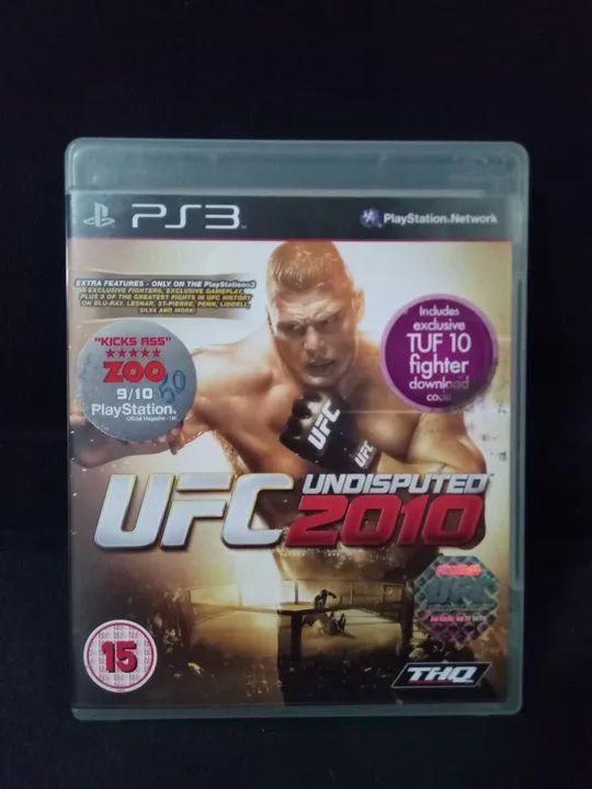 Jogo PlayStation PS3 Vale tudo UFC Undisputed 2010 original mídia física