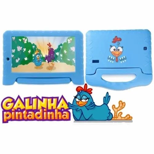 Lacrado Tablet Infantil Galinha Pintadinha 64Gb+4Gb Tela 7', Wi-Fi, Bluetooth, Câmera - Foto 5