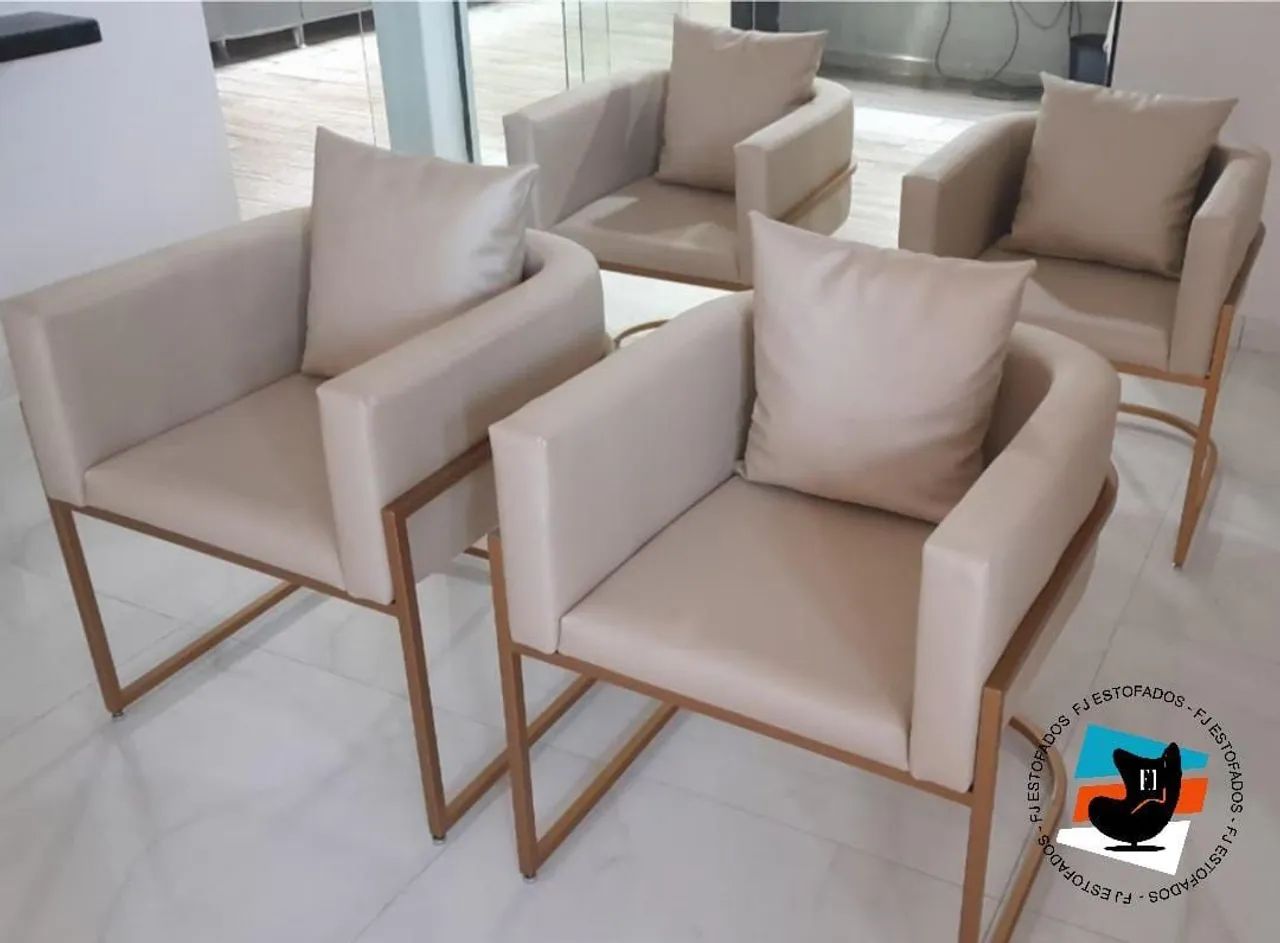 Poltronas em metalon  - Foto 2