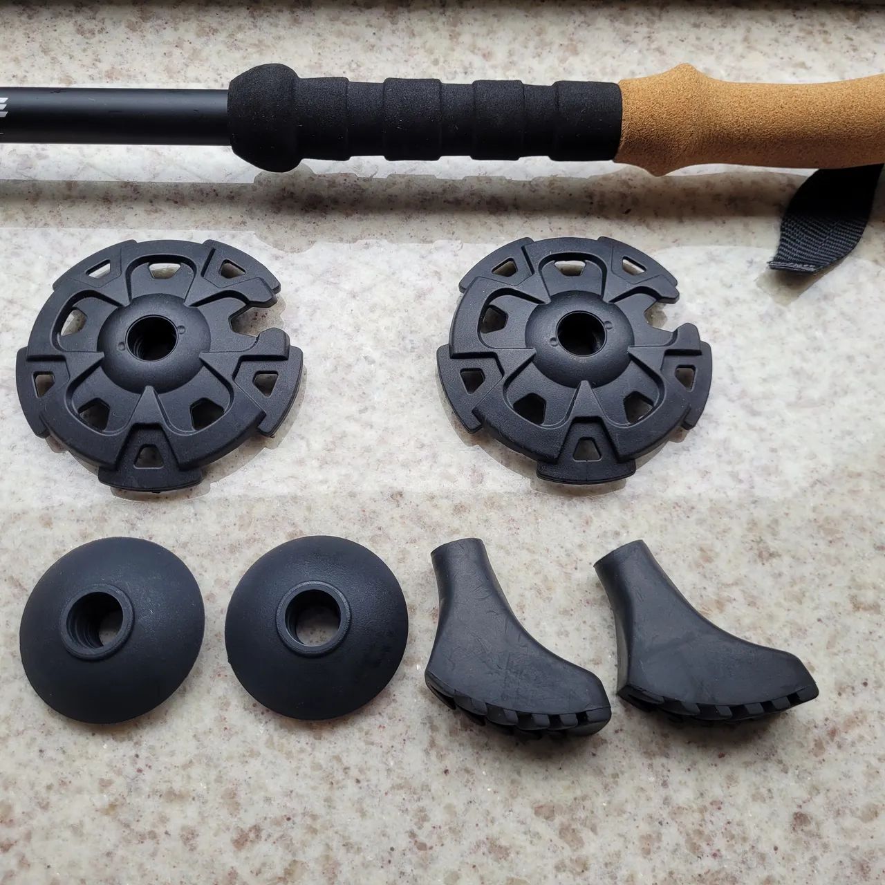 Bastões de caminhada Cascade MountainTech Carbono - Foto 3