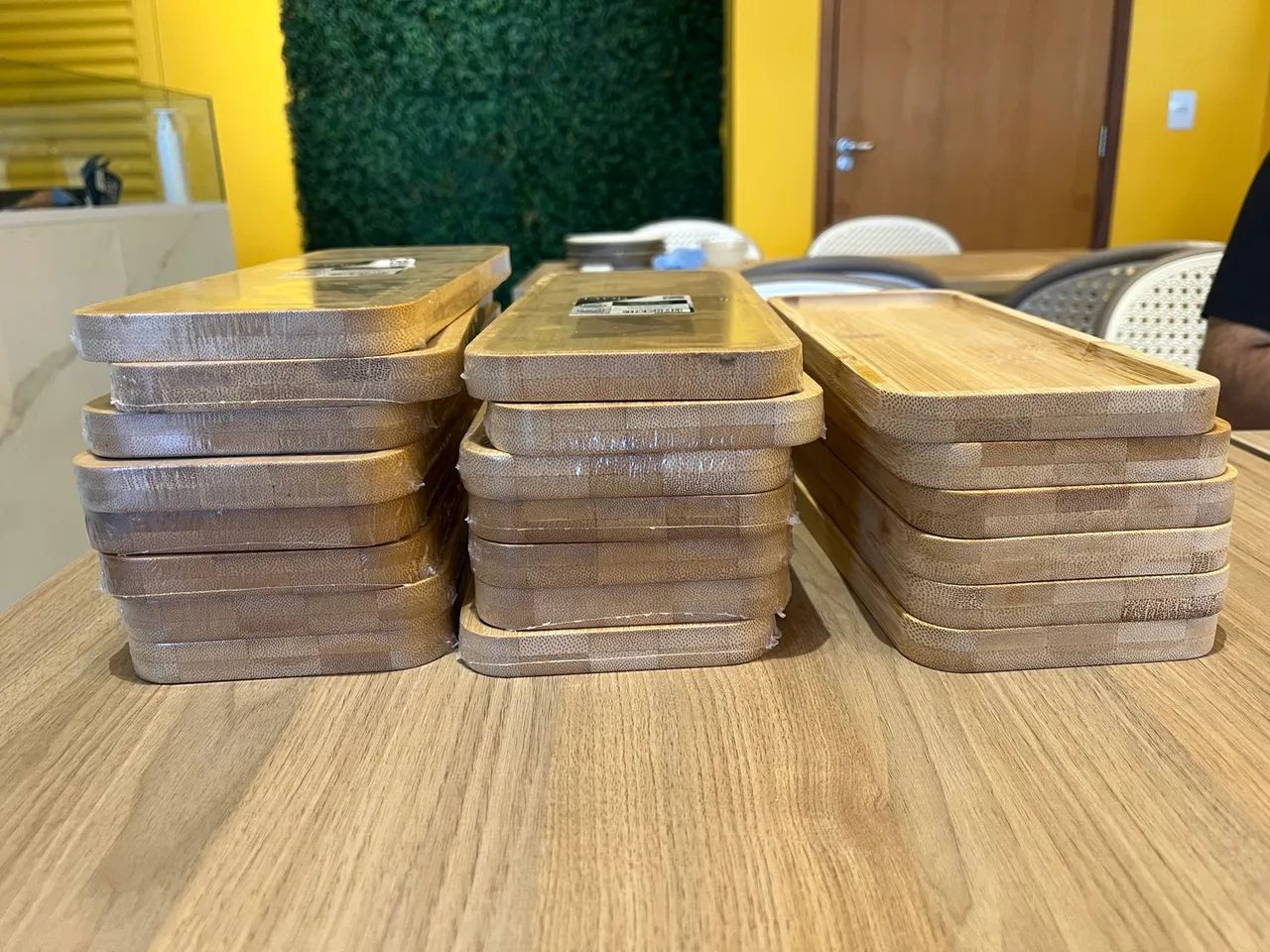Bandejas de Bambu Novas e usadas - Foto 2